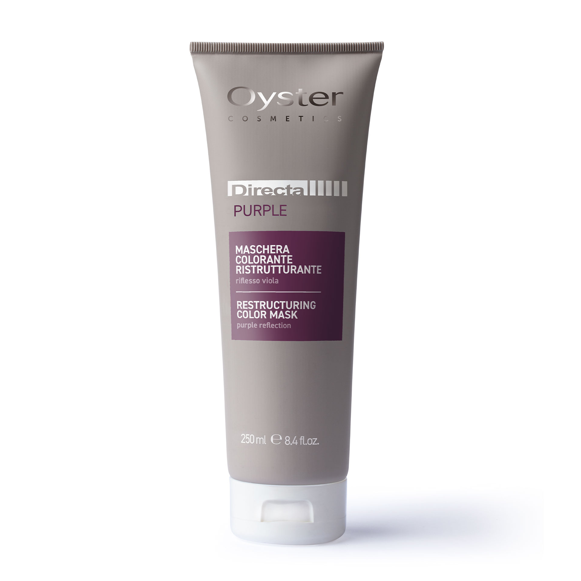 Oyster Cosmetics Тонирующая маска с прямым пигментом DIRECTA CRAZY RESTRUCTURING COLOR MASK PURPLE фиолетовый 250ml