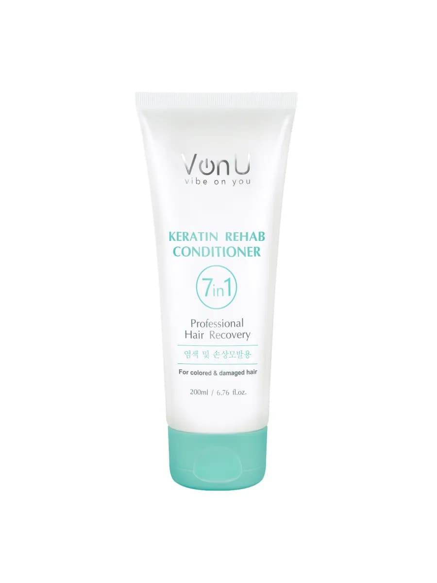 Von U Кондиционер для волос с кератином Keratin Rehab 200 мл