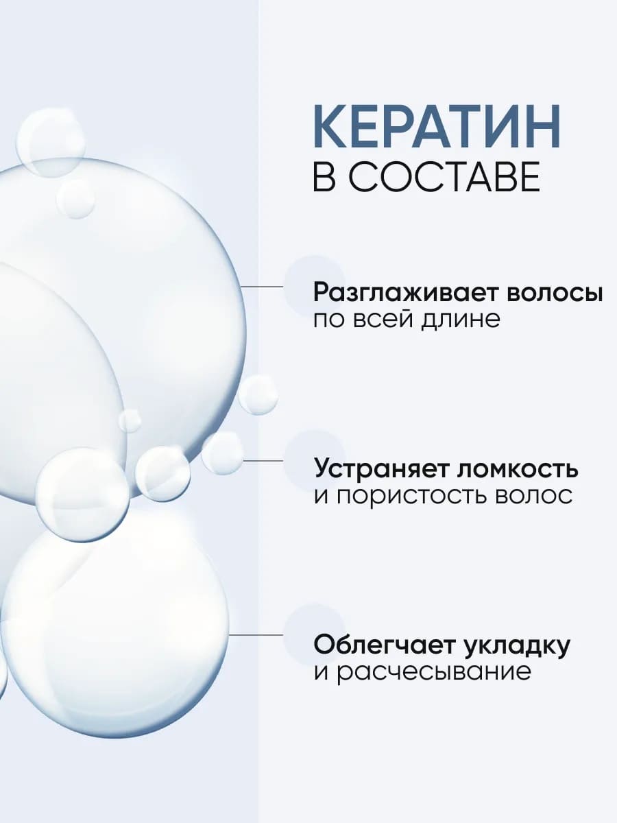 Von U Шампунь для волос с кератином Keratin Rehab 200 мл